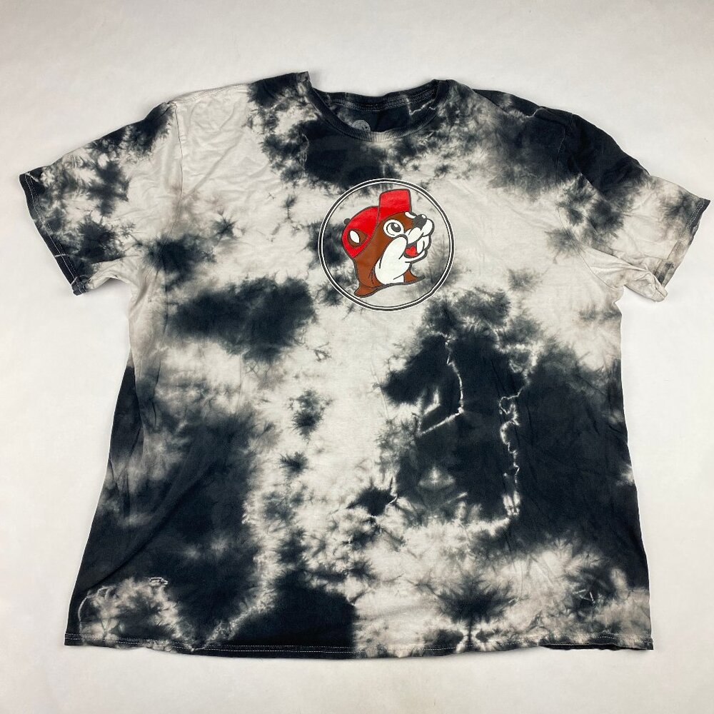 Bucee's T Shirt Size 2XL - Here for the Snacks - Tye Dye - Picture 2 of 12